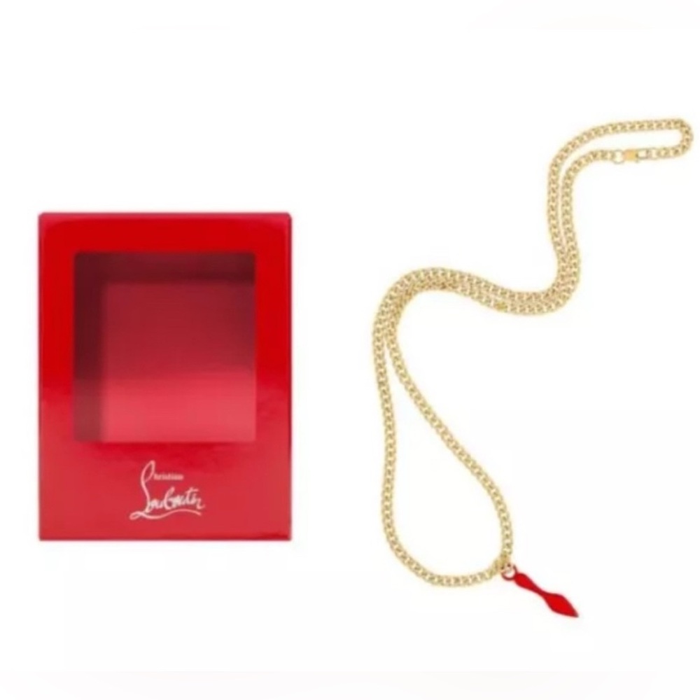 Christian Louboutin Modular Chain Necklace Build Your Own Charm NWT - HTF - OOS